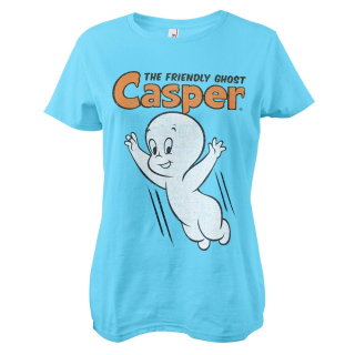 Dámske tričko Casper The Friendly Ghost - Casper (modré)
