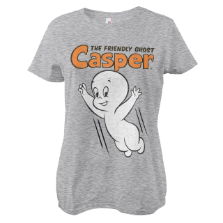 Dámske tričko Casper The Friendly Ghost - Casper (sivé)