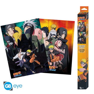 Set dvoch plagátov - Naruto Shippuden - Ninjas