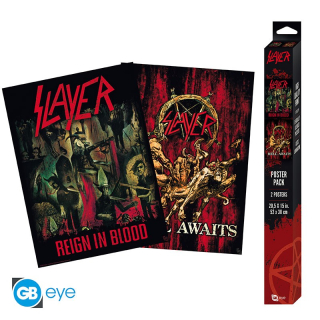 Set dvoch plagátov - Slayer - Reign in Blood/Hell Awaits