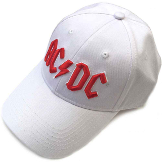 Šiltovka AC/DC - Red Logo (White)