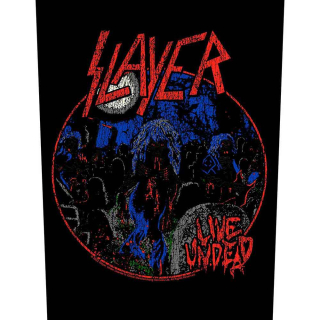 Veľká nášivka Slayer - Live Undead