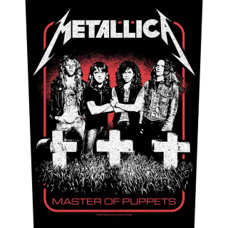 Veľká nášivka Metallica - Master Of Puppets Band