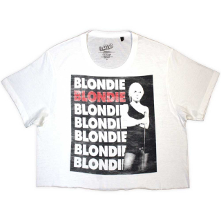 Dámske crop tričko Blondie - Stacked Logo