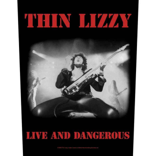 Veľká nášivka Thin Lizzy - Live & Dangerous