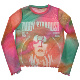 Dámske sieťované tričko David Bowie - Ziggy v2