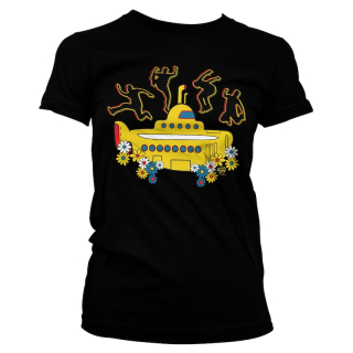 Dámske tričko The Beatles - Yellow Submarine