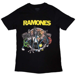 Tričko Ramones - Cartoon Band