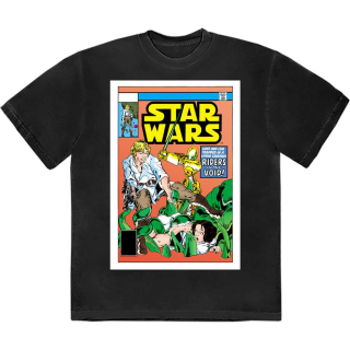 Tričko Star Wars - Luke & Leia Comic Cover