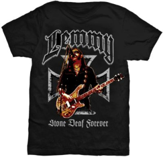 Tričko Lemmy - IRON CROSS STONE DEAF FOREVER