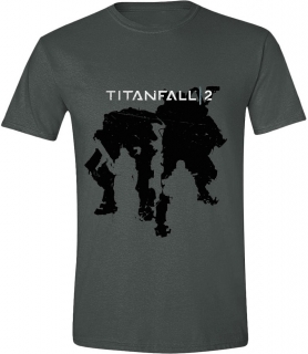 Tričko - Titanfall 2 - Character Silhouette, Black