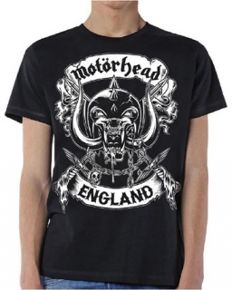 Tričko Motorhead - Crossed Swords England Crest