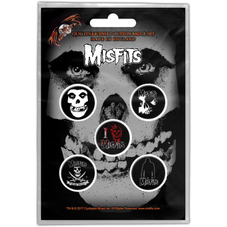 Set odznakov Misfits - Skull