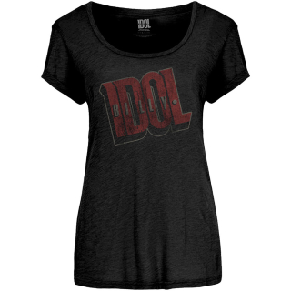 Dámske tričko Billy Idol - Vintage Logo