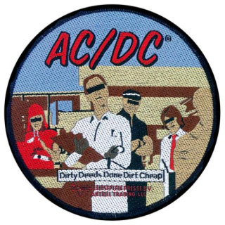 Malá nášivka AC/DC - Dirty Deeds