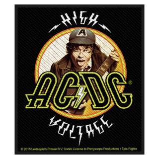 Malá nášivka AC/DC - High Voltage Angus