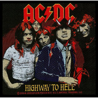 Malá nášivka AC/DC - Highway to Hell