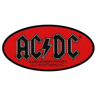 Malá nášivka AC/DC - Oval Logo