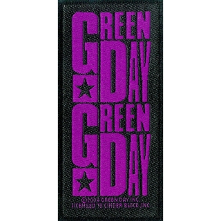 Malá nášivka - Green Day - Purple Logo