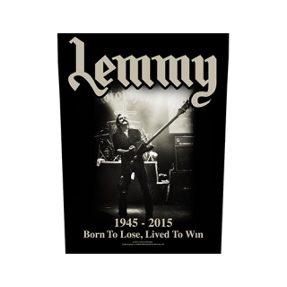 Veľká nášivka - Lemmy - Lived to Win
