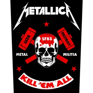 Veľká nášivka - Metallica - Metal Militia