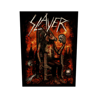 Veľká nášivka - Slayer - Devil on Throne