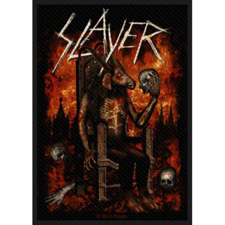 Malá nášivka - Slayer - Devil on Throne
