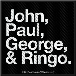 Malá nášivka - The Beatles - Jon, Paul, George & Ringo