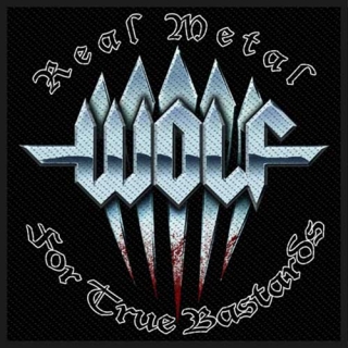 Malá nášivka - Wolf - Real Metal