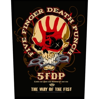 Veľká nášivka Five Finger Death Punch - Way Of The Fist