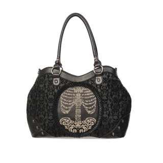 Kabelka Banned - Handbag Skeleton Portrait