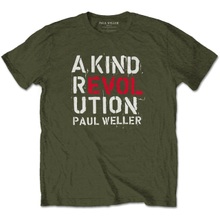 Tričko Paul Weller - A Kind Revolution (vojenská zelená)