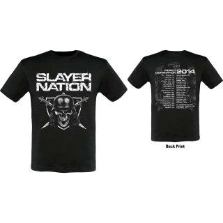 Tričko Slayer - Slayer Nation 2014 Dates