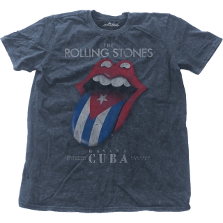 Tričko The Rolling Stones - Havana Cuba (denim blue)