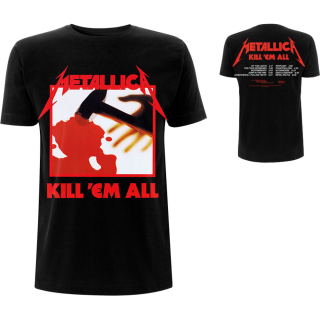 Tričko Metallica - KILL 'EM ALL TRACKS (BACK PRINT)