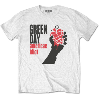 Tričko Green Day - American Idiot /white/