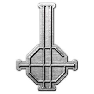 Kovový odznak Ghost - Grucifix
