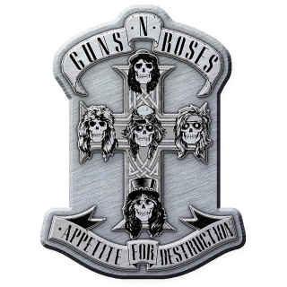 Kovový odznak Guns N' Roses - Appetite