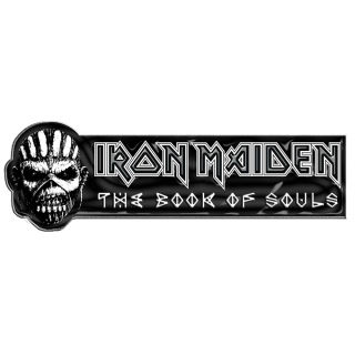 Kovový odznak Iron Maiden - Book Of Souls