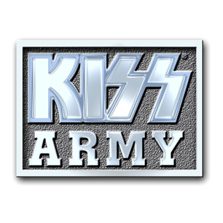 Kovový odznak Kiss - Army Block