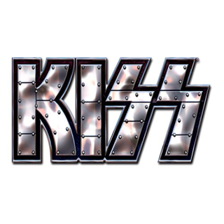 Kovový odznak Kiss - Stud Logo