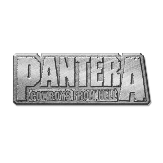 Kovový odznak Pantera - Cowboys From Hell