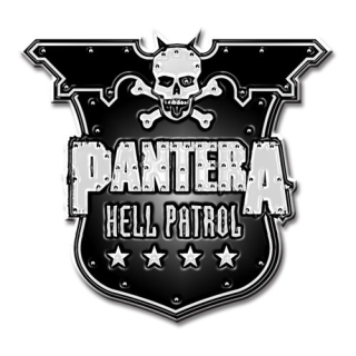 Kovový odznak Pantera - Hell Patrol Shield