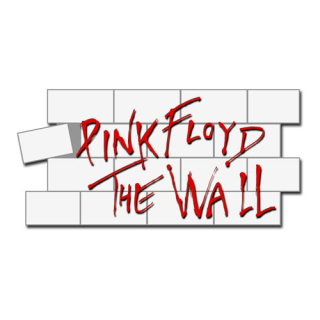 Kovový odznak Pink Floyd - The Wall Logo