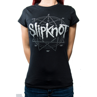 Dámske tričko Slipknot - Logo Star (Diamante) 