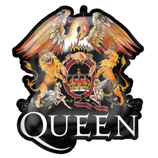 Kovový odznak Queen - Crest