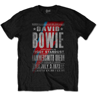 Tričko David Bowie - Hammersmith Odeon