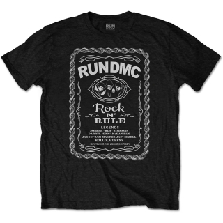 Tričko Run DMC - Rock N' Rule Whiskey Label