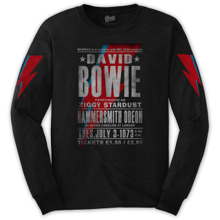 Tričko dlhé rukávy - David Bowie - Hammersmith Odeon