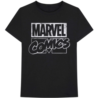 Tričko Marvel - Marvel Comics Logo (čierne)